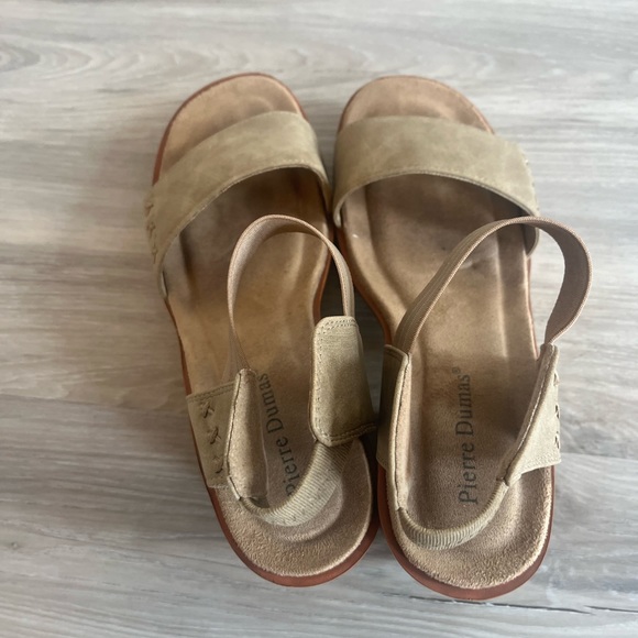 Pierre Dumas 9 Brown Platform Sandals - Picture 5 of 7